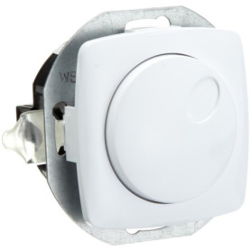 Variateur Rotatif Unitec 41789L pour Ampoules Incandescentes - 20 Niveaux de Dimmage