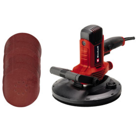 Ponceuse électrique Einhell TC-DWS 225 pour plaques de plâtre avec 6 disques abrasifs