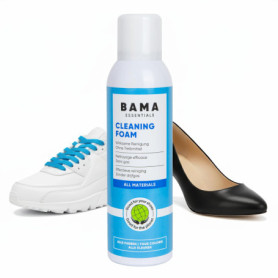 Mousse Nettoyante Écologique BAMA pour Chaussures, Sacs et Vêtements - 150 ML