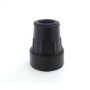 Lot de 4 Embouts en Caoutchouc Noir pour Cannes de Marche - 16mm