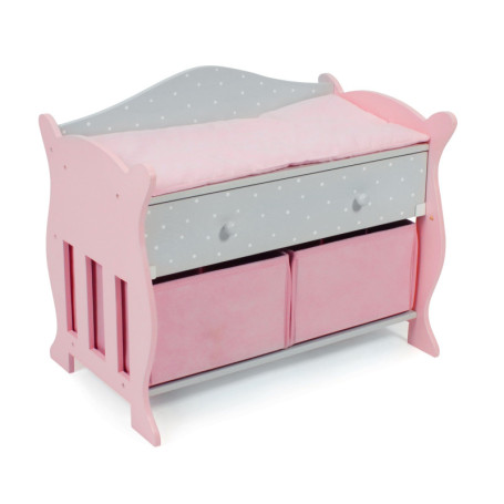 Commode à Langer pour Poupées Bayer Chic 2000 avec Rangement