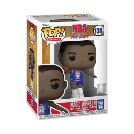 Figurine Funko Pop! NBA Magic Johnson - Blue All Star 1991