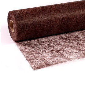 Chemin de Table Marron Chocolat Sizoflor® - 25 m x 30 cm pour Mariage et Noël