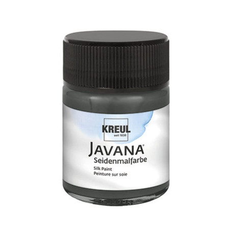 Peinture sur Soie KREUL Javana 50 ml - Noir Brillant et Pigmenté