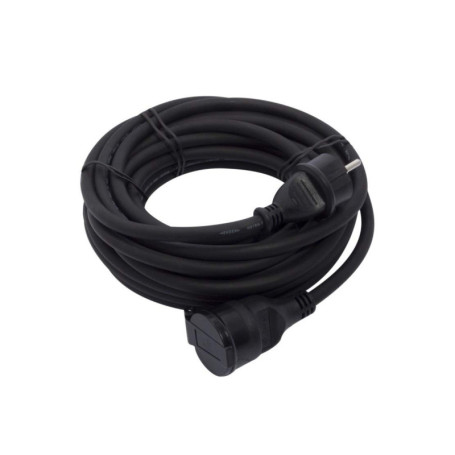 Rallonge électrique 10m 16A 3500W - Noir - CHACON