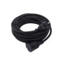 Rallonge électrique 10m 16A 3500W - Noir - CHACON