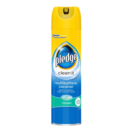 Pledge Nettoyant Multisurface Classic 250ml - Élimine Poussière et Allergènes