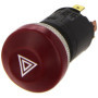 Interrupteur de Signal de Détresse HELLA 12V - Montage Encastré Rouge
