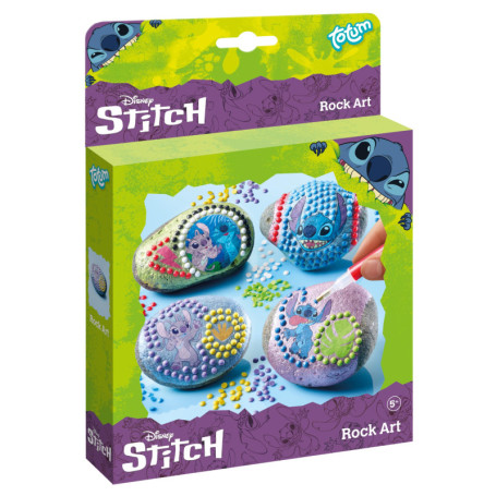 Kit d'Art Disney Stitch pour Roches - Créativité à Partir de 6 Ans