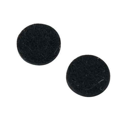 Lot de 25 Feutres de Frappe pour Saxophone - Plaquettes Noires 12 mm