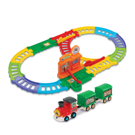 Circuit Train Tut Tut Express VTech avec Peter le Train à Vapeur