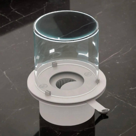 Brûleur Dsbardell Dmora - Réchaud Élément Chauffant Made in Italy 25x25 cm