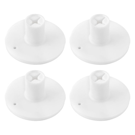 Lot de 4 tees de golf réglables en caoutchouc - Compatibles avec balles standard