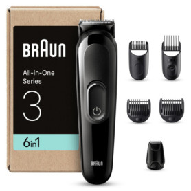 Braun Tondeuse Électrique 6-en-1 pour Hommes avec Mini Rasoir