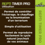 Minuterie Électronique Programmable Repti Timer Pro pour Terrarium