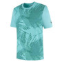 T-shirt de Tennis Dunlop Game Tee 4 pour Hommes - Bleu Ciel/Vert Aventurine, XXL