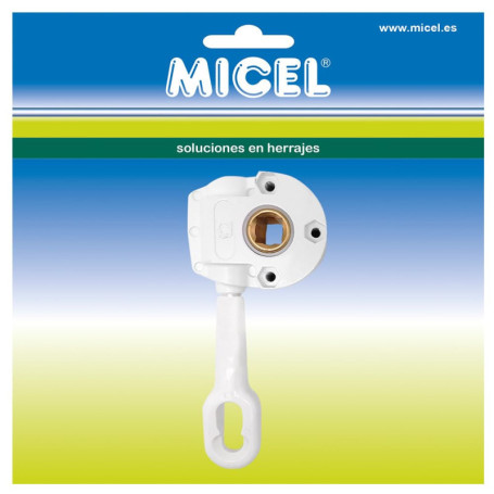 Machine à Enrouler Auvent MICEL - Mécanisme Durable en Zamak, Blanc
