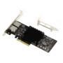 Carte Contrôleur Réseau PCIe 10G avec 2 Ports RJ45 - KALEA-INFORMATIQUE