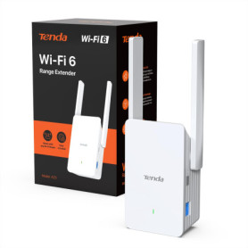 Répéteur WiFi 6 Tenda A23 AX1500 - Extenseur Bi-Bande avec Port Gigabit