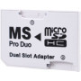 Adaptateur Micro SD vers Memory Stick Pro Duo pour PSP - Compatible jusqu'à 64 Go