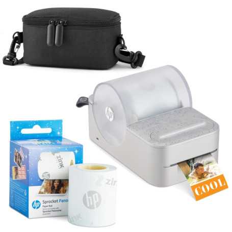 Imprimante Photo Portable HP Sprocket Panorama avec Kit de Démarrage