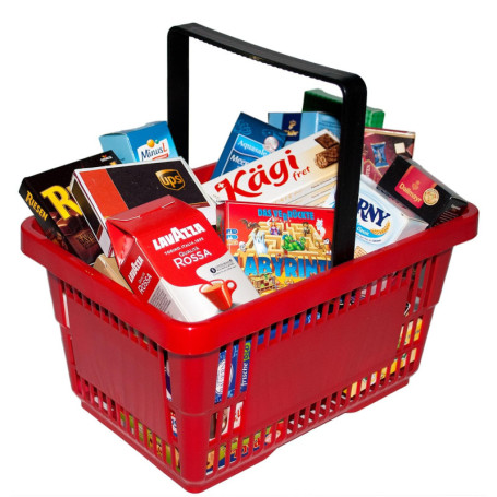 Panier de Course Rouge Tanner pour Enfants