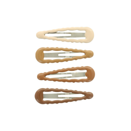 Lot de 2 Barrette Clic Clac Fantaisie Franck Provost - Couleurs Aléatoires