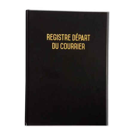 Registre de Courrier Haut de Gamme A4 - 100 Pages Numérotées