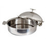 Sauteuse en Inox 24 cm Baumstal pour Cuisson Douce