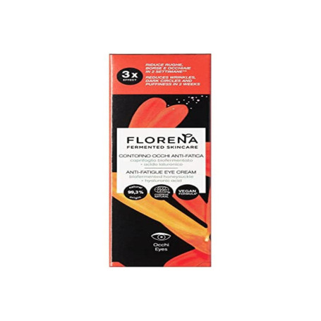 Crème Contour des Yeux Anti-Fatigue Florena avec Acide Hyaluronique - 15 ml
