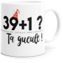 Mug Anniversaire 40 Ans Humoristique - Idée Cadeau Original