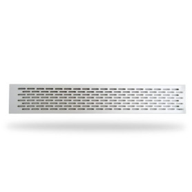 Grille d'Aération en Aluminium pour Réfrigérateur - Ventilation Efficace - Argent Mat