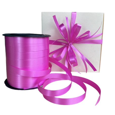 Ruban Décoratif Rose GMM pour Célébrations et Emballages