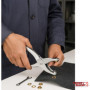 Pince Manuelle avec 100 Œillets en Laiton à Sertir - Kit Complet pour Fixation et Décoration