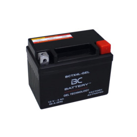 Batterie de Moto Gel 12V 3Ah BCTX4L-GEL - Prête à l'Emploi