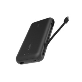 Batterie Externe Belkin 20K avec Câble Intégré - Chargeur Portable USB-C 30W