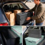 Organisateur de Coffre de Voiture VINATO en Feutre Pliable avec Poches en Filet