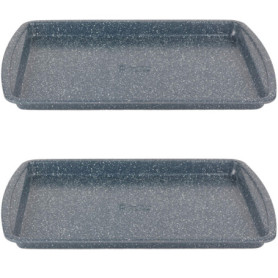 Plaques de Cuisson Antiadhésives Russell Hobbs Nightfall Stone - Set de 2