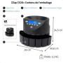 ZZap CS20+ - Compteuse et Trieuse de Monnaie Euro