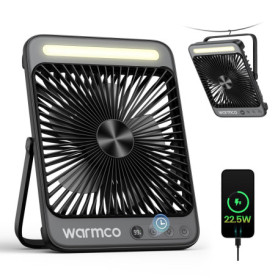 Ventilateur de Camping Rechargeable Warmco D4 Pro 20000mAh