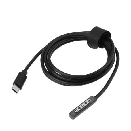 Câble Magnétique USB-C 5 Broches pour Microsoft Surface Pro 1/2 et RT - 12-24V 3A