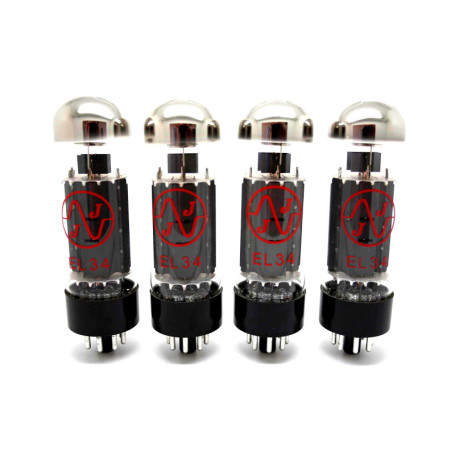 Set de 4 lampes EL34 calibrées pour amplificateurs audio
