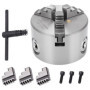 Mandrin Auto-Centrant 80 mm pour Tour - Précision et Compacité