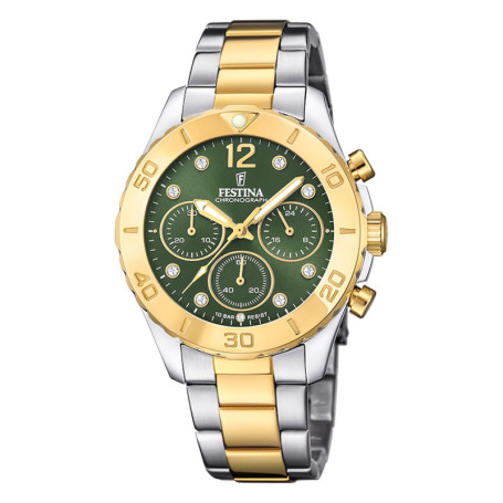 Montre Femme Festina Boyfriend Multicolore en Acier Inoxydable