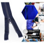 Pack de 10 Fermetures Éclair Séparables 70 cm Bleu Marine - DOJA Barcelona