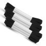 Pack de 3 Lacets Plats Noirs pour Baskets et Bottes - 120 cm