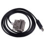 Câble USB vers RS232 DB25 mâle - Adaptateur série 1,8 m Suamdoen