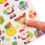 Pack de 12 Mini Feuilles d'Autocollants de Noël - Baker Ross