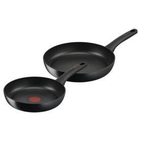 Tefal Lot de 2 Poêles Induction 24/28 cm avec Revêtement Antiadhésif