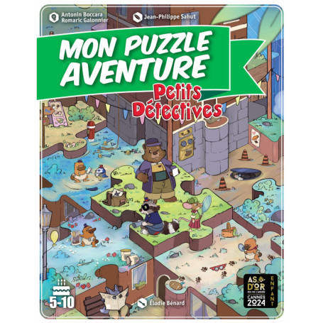 Mon Puzzle Aventure : Petits Détectives - Jeu d'enquête pour enfants dès 5 ans